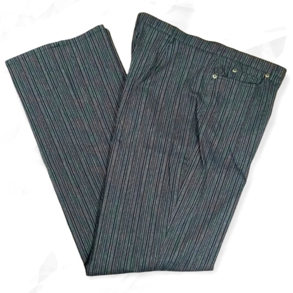 Lanasport Multi-Color Stripped Stretchy Jeans.